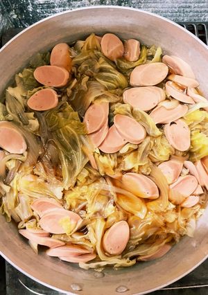 シンプルにキャベツ煮-レシピのメイン写真