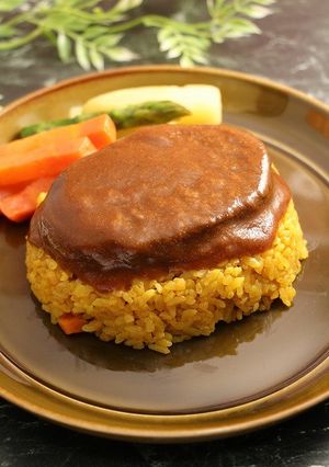 簡単！イシイのハンバーグdeドライカレー-レシピのメイン写真
