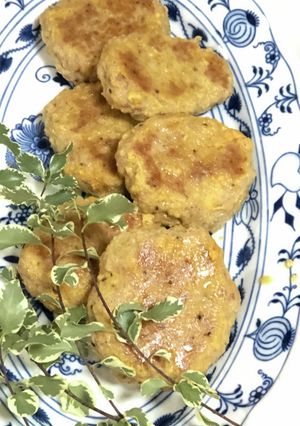 欧風チーズポークハンバーグ-レシピのメイン写真