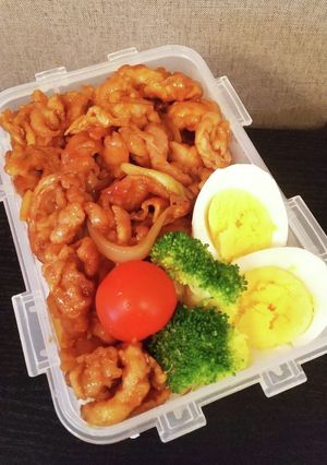 お弁当(2/16)豚のしょうが焼き-レシピのメイン写真