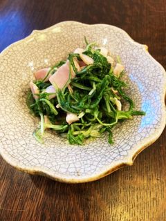 レンジで洋風 水菜とベーコン煮浸し♪-レシピのメイン写真