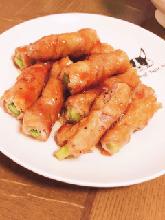ご飯がススム☆アスパラの肉巻き-レシピのメイン写真