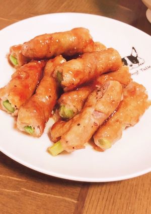 ご飯がススム☆アスパラの肉巻き-レシピのメイン写真