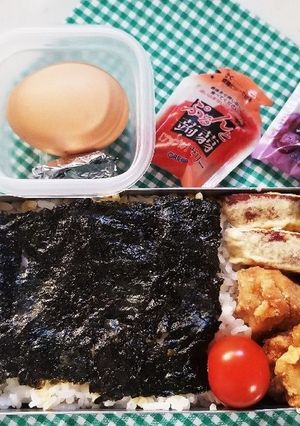 のり唐弁当(2.17)-レシピのメイン写真