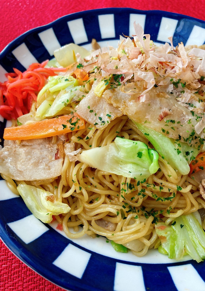 オイスター焼きそば☆青椒肉絲の素で♪-レシピのメイン写真