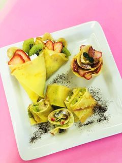 いちご米粉クレープ-レシピのメイン写真