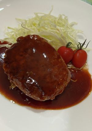 マッシュポテト入りハンバーグ-レシピのメイン写真
