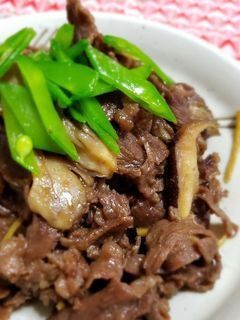 簡単な牛肉ときのこのしぐれ煮-レシピのメイン写真