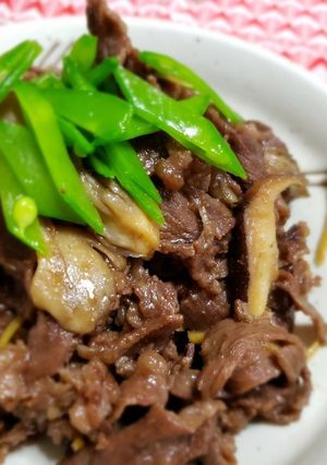 簡単な牛肉ときのこのしぐれ煮-レシピのメイン写真