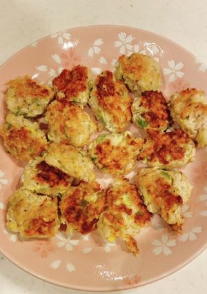 春色❁鶏モモひき肉と白菜のナゲット風-レシピのメイン写真