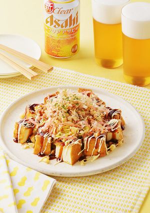 トースターで！春キャベツのお好み厚揚げ-レシピのメイン写真