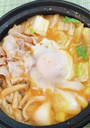 ピリ辛！簡単　鍋焼きうどん-レシピのメイン写真