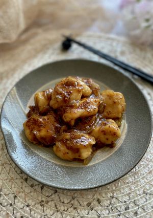ササミで作るハニーマスタードチキン-レシピのメイン写真