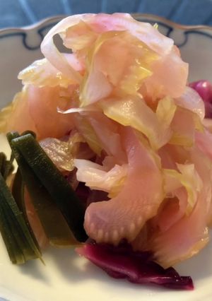 セロリと紫キャベツの甘酢漬け-レシピのメイン写真