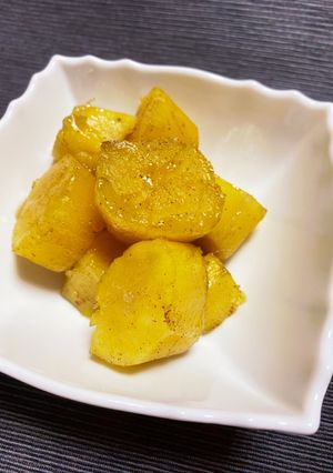 また食べたい！ワンランク上のサツマイモ煮-レシピのメイン写真