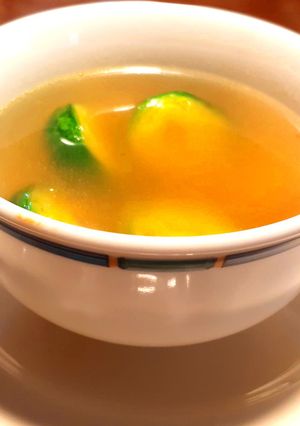 甘い芽キャベツだけのスープ 発酵玉葱-レシピのメイン写真