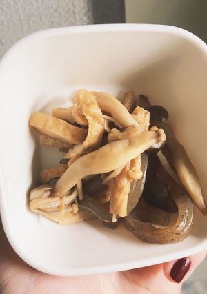 おかずやうどんにプラスワン！和風キノコ煮-レシピのメイン写真