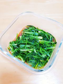 春菊のバター醤油炒め-レシピのメイン写真