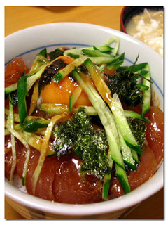簡単っ!マグロ ♪ 韓国風~♪ ユッケ丼-レシピのメイン写真