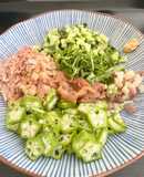 夏のさっぱり納豆美腸ボウル✨ご飯素麺に◎