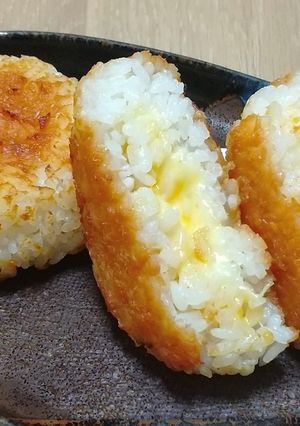 チーズIN焼きおにぎり-レシピのメイン写真