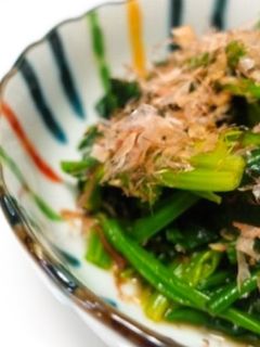 ほうれん草の基本の茹で方とお浸し-レシピのメイン写真