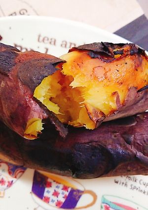 魚焼きグリルでホクホク焼き芋！-レシピのメイン写真