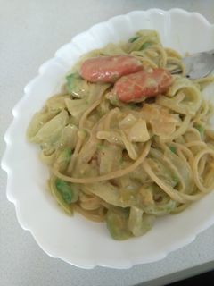 シチューのルーで簡単♪クリームパスタ-レシピのメイン写真