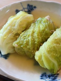 生姜が香る和風ロールキャベツ-レシピのメイン写真