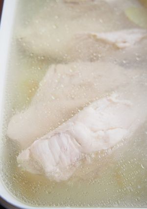 簡単！茹で鶏♪まとめて作り置き♪冷凍も可-レシピのメイン写真