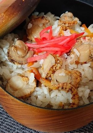 ベビーホタテご飯-レシピのメイン写真