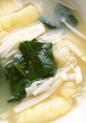 ほうれん草・えのきのお味噌汁♪-レシピのメイン写真