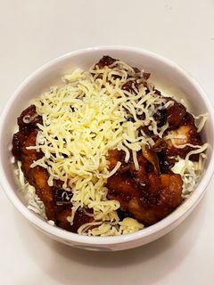 ズボラ飯file12 甘辛唐揚げ丼-レシピのメイン写真