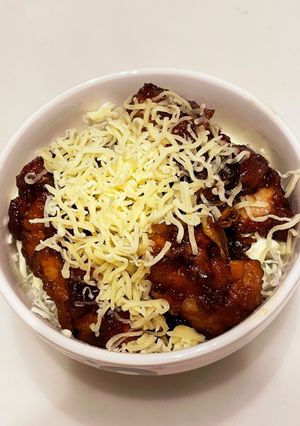 ズボラ飯file12 甘辛唐揚げ丼-レシピのメイン写真