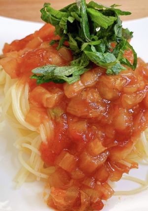 お肉無しの極旨自家製ミートソースパスタ!-レシピのメイン写真