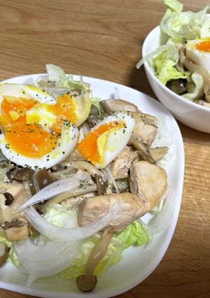 バター醤油のボリュームサラダ-レシピのメイン写真