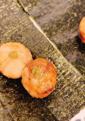 ホタテの磯辺焼き　柚子胡椒-レシピのメイン写真
