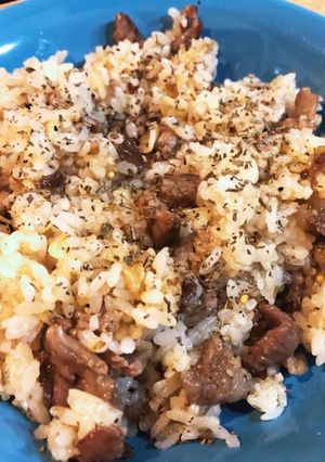 ローストビーフ　IN ガーリックライス-レシピのメイン写真