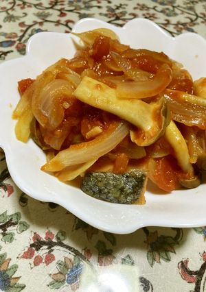 塩鮭ムニエル　トマトソースかけ-レシピのメイン写真