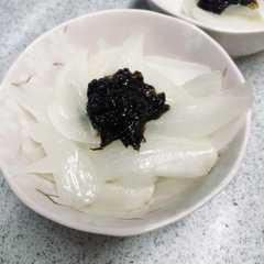 รูปของ 新玉ねぎの海苔バター和え