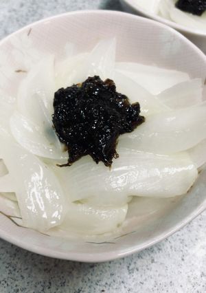 新玉ねぎの海苔バター和え-レシピのメイン写真