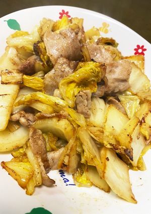 白菜の豚バラ炒め-レシピのメイン写真