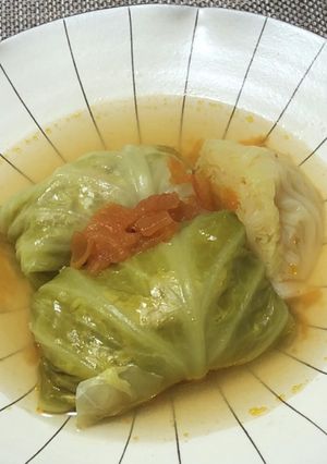 キャベツひと玉 丸ごとロールキャベツ-レシピのメイン写真