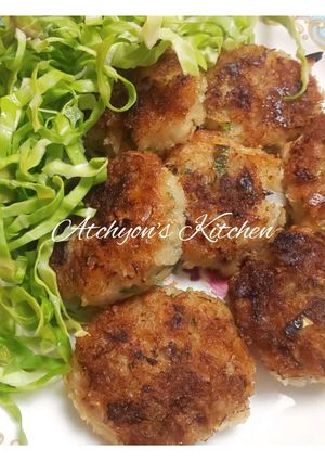 簡単！焼きキャベツメンチ-レシピのメイン写真