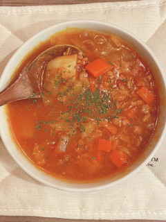 大満足!食べるトマトスープ!-レシピのメイン写真
