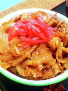 豚こまと玉ねぎだけでできる簡単絶品豚丼-レシピのメイン写真