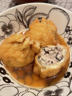 簡単!鶏ひき肉の巾着煮-レシピのメイン写真