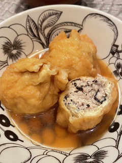 簡単!鶏ひき肉の巾着煮-レシピのメイン写真