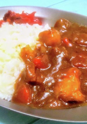 ローストポークの残り野菜とスープのカレー-レシピのメイン写真