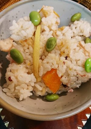 タコと生姜の炊き込みご飯-レシピのメイン写真